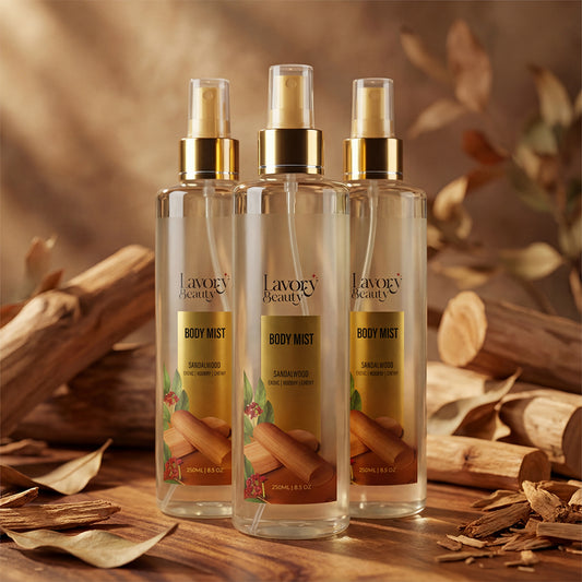 Sandalwood Body Mist Bundle (3 Bottles 250ml x 3)