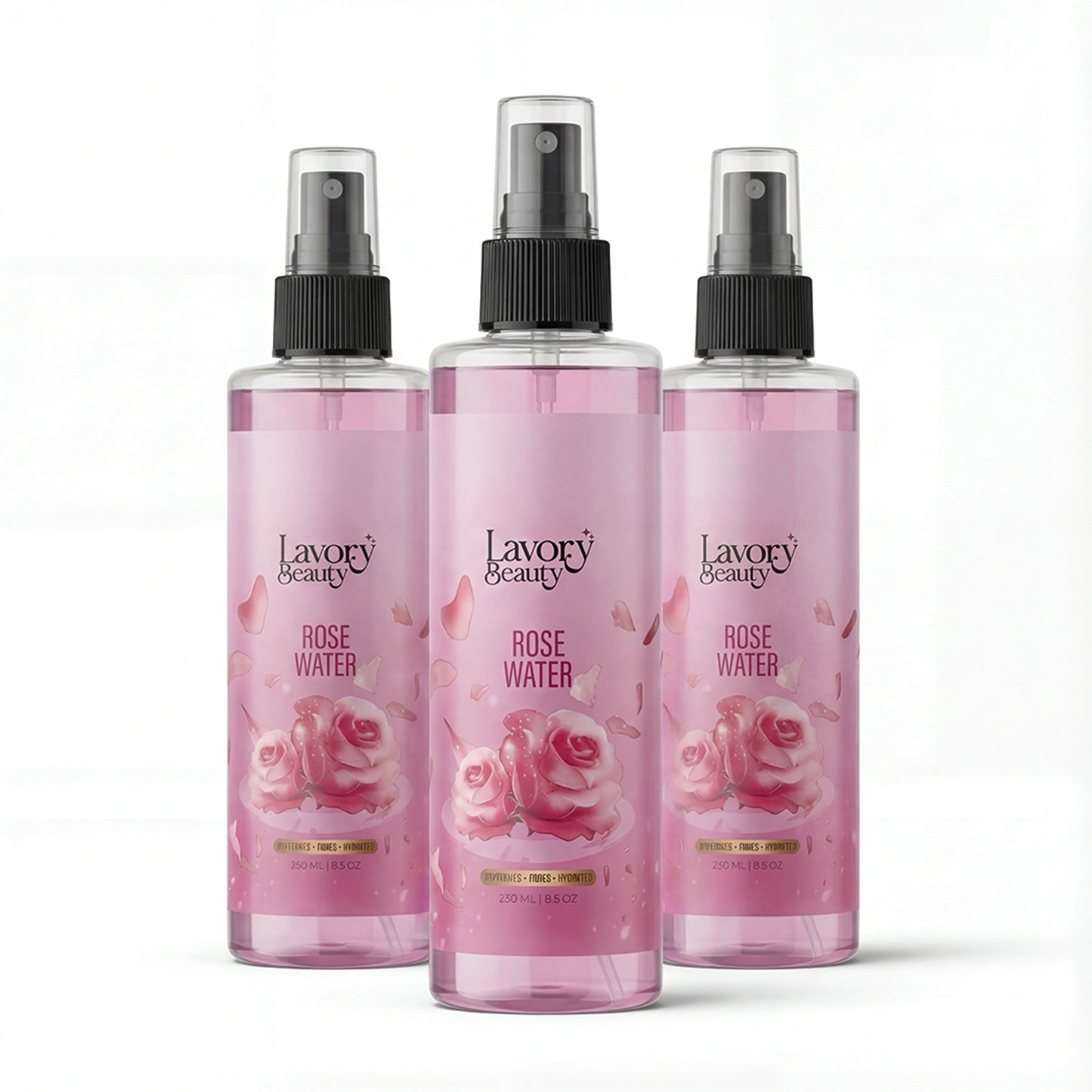Rose Water Trio (250ml x 3)