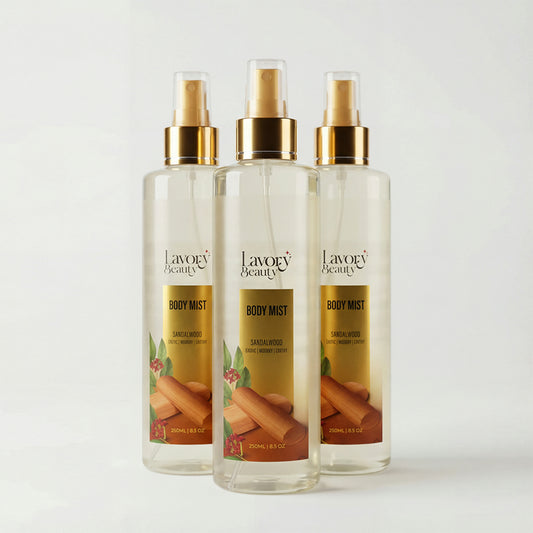 Sandalwood Body Mist Bundle (3 Bottles 250ml x 3)