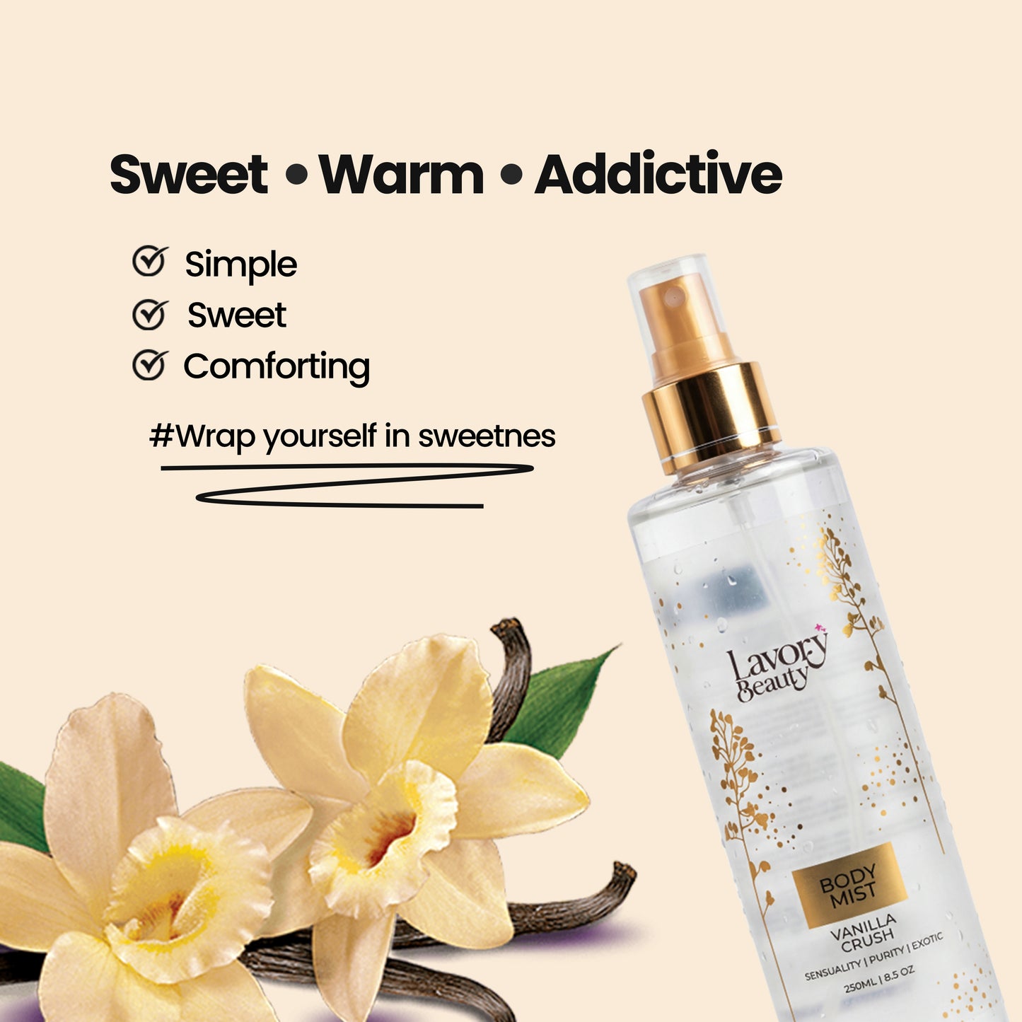 Vanilla Crush Body Mist (250ml)